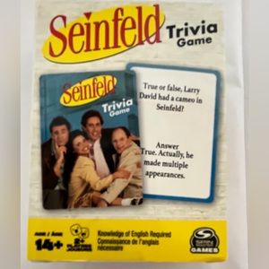 New Seinfeld Trivia Game - FREE with Funko Holistic George